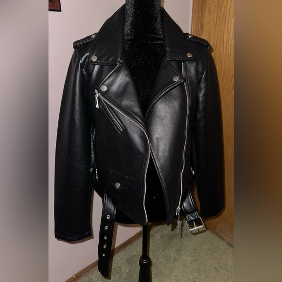 Rebecca Minkoff vegan leather jacket - Picture 1 of 5